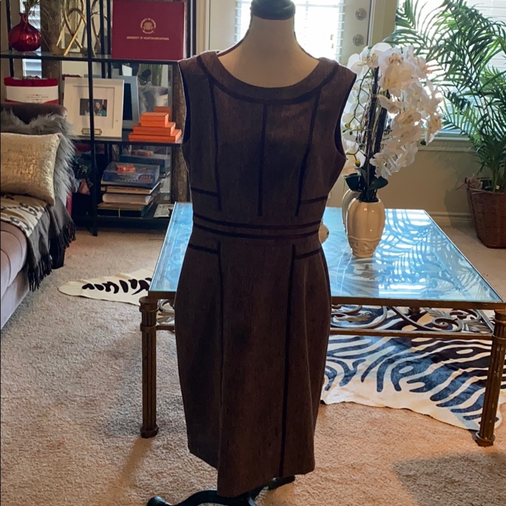 Plum work sheath dress 249